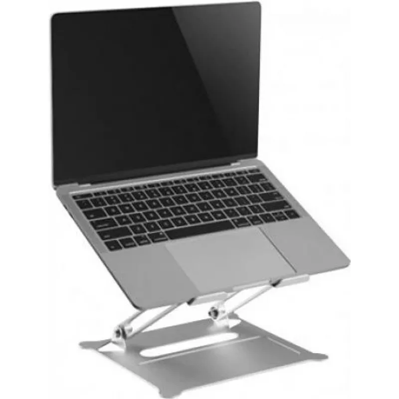 Exertis Connect verstelbare notebookstandaard voor 11-15 inch laptops, zilver 903419