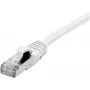 EXERTIS CONNECT Cat. 6 F/UTP-patchkabel, PoE, halogeenvrij, wit, 0,5 m, snagless 850883