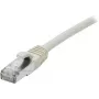 EXERTIS CONNECT Cat 6A S/FTP-patchkabel, 0,5m, grijs, slanke trekontlasting 858403
