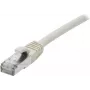 EXERTIS CONNECT Cat 6A S/FTP patchkabel, 3 m, grijs, LSZH, slanke knikbescherming, 10 Gbps 858407