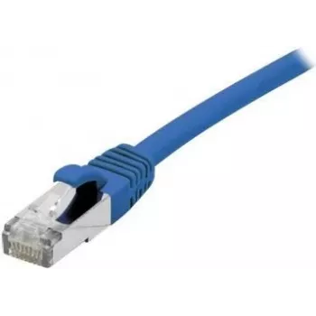 EXERTIS CONNECT Cat 6A S/FTP patchkabel, blauw, 3,0 m, slim snagless boot, LSZH 858455