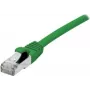 EXERTIS CONNECT Cat.6A S/FTP PiMF patchkabel, 2m, groen, LSZH, 10Gbps, RJ45 858619