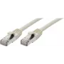 EXERTIS CONNECT CAT 6a SFTP patchkabel, RJ-45 naar RJ-45, 15 m, grijs 858411