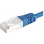 EXERTIS CONNECT Cat6 S/FTP PiMF patchkabel, blauw, 0,7 m, slanke snagless-boot 856841