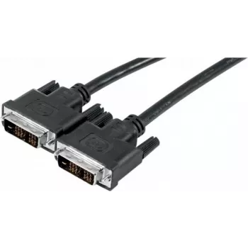 EXERTIS CONNECT DVI-D Single Link-kabel 5 m, 18+1 pin, verguld, dubbel afgeschermd, zwart 127485
