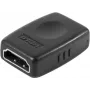 EXERTIS CONNECT HDMI-adapter bus naar bus, passieve koppeling, 4K 60Hz, verguld, zwart (EXC128289)