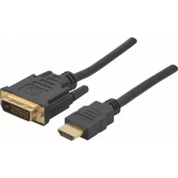 Exertis Connect HDMI-naar-DVI-D videokabel adapter 2m zwart 127875