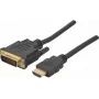 Exertis Connect HDMI-naar-DVI-D videokabel adapter 2m zwart 127875