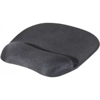 EXERTIS CONNECT muismat met gel-polspolster, zwart, 250 x 200 mm, antislip onderkant, gestikte randen 190469