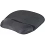 EXERTIS CONNECT muismat met gel-polspolster, zwart, 250 x 200 mm, antislip onderkant, gestikte randen 190469