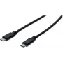 EXERTIS CONNECT USB 3.1 Gen 1 Type-C naar Type-C kabel, 1,8 m, zwart 150336
