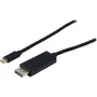 EXERTIS CONNECT USB-C naar DisplayPort 1.4 8K adapterkabel, 2,0 m (127542)