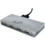 EXSYS EX-1163V 4-poorts USB 2.0-hub met vastschroefbare kabel, kunststof behuizing