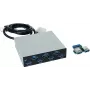 EXSYS EX-1167 7-poorts USB 3.0 interne hub, 3,5 inch bay, VIA VL810 chipset
