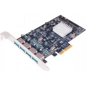 EXSYS EX-12004-2 PCI Express x4 naar 2x USB 3.2 Gen 2 Type-A + 1 interne USB 3.2 Gen 2 Type-A adapterkaart