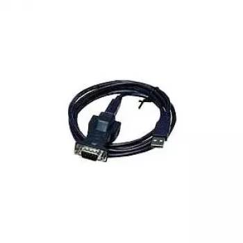 EXSYS EX-1304 USB-naar-RS-232 seriële adapterkabel met Prolific PL2303-chipset, 0,8m, zwart
