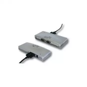 EXSYS EX-1334V Industriële 4-poorts USB naar RS-232 seriële adapter met FTDI-chipsets, 15kV ESD-beveiliging, metalen behuizing