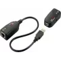 EXSYS EX-1441-2 Gigabit Ethernet extender via coax-kit, 1000m bereik, metalen behuizing, zwart