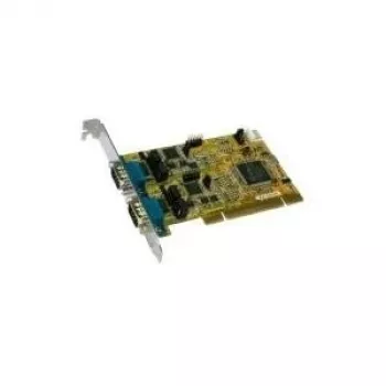 EXSYS EX-42042-IS 2-poorts universele PCI seriële RS-232/422/485 combo-kaart met 16C950 UART, 128-byte FIFO, opto-isolatie en overspanningsbeveiliging