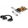 EXSYS EX-43360 PCI-X adapter - 2x RS-232 serieel + 1x parallel, MosChip, low profile