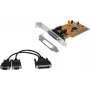 EXSYS EX-43362 2-poorts RS-232 PCI Express seriële controllerkaart