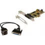 EXSYS EX-45362 2-poorts RS-232 PCIe x1 seriële adapterkaart, low profile, ASIX AX99100