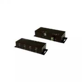 EXSYS EX-6685HMV USB 3.0 + FireWire 1394B metalen hub, 4x USB 3.0 + 4x FireWire 800 aansluitingen