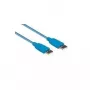 EXSYS EX-K1610-3 USB 3.2 Gen 1-kabel, USB-A stekker naar USB-A stekker, 3 m, blauw