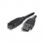 EXSYS FireWire 1394b 9-pin naar 6-pin kabel, 3,0 m, zwart EX-K6862
