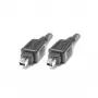 EXSYS FireWire 400 kabel 4-pin naar 4-pin, 1,5 m, zwart (EX-K6821)