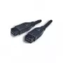 EXSYS FireWire 800 9-pin naar 9-pin kabel, 1,0 m, zwart, 800 Mbps, dubbel afgeschermd EX-K6850