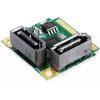 EXSYS Mini PCIe SATA III controller, 2-poorts, 6Gbps, ASM1061, full-height EX-48080-2