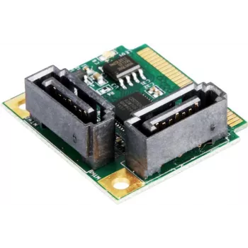 EXSYS Mini PCIe SATA III controller, 2-poorts, 6Gbps, ASM1061, full-height EX-48080-2