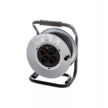 EXT CORD XP15-D1 3X1.5 50M 4P kabelhaspel metaal