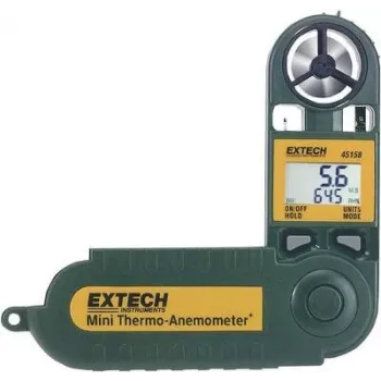 Extech 45158 zak-luchtsnelheids- en temperatuurmeter