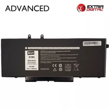 Extra Digital Advanced NB441921 vervangende accu voor Dell 4GVMP (8000mAh, 11,4V, 6 cellen, Li-ion)