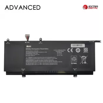 Extra Digital Advanced vervangingsaccu voor HP Spectre x360 15-ch serie – 4000mAh Li-Polymer, 15.4V, 4 cellen, zwart