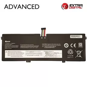 EXTRA DIGITAL Advanced Vervangende Laptop-accu voor Lenovo L17C4PH1 (7600mAh, 15.36V, 8-cellen)