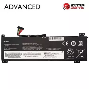 Extra Digital Advanced vervangende laptopaccu voor Lenovo L20M3PC2, 3750mAh, 11.52V, 43Wh, 3 cellen