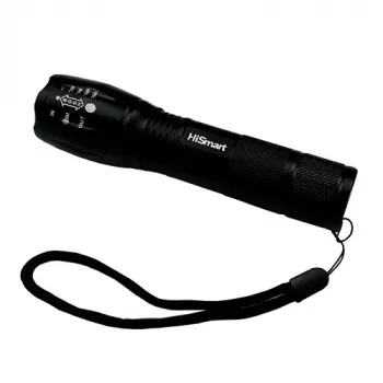 EXTRA DIGITAL Handheld zaklamp, 1000lm, 10W met 18650 accu