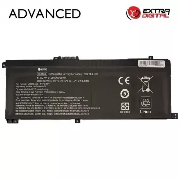 Extra Digital NB461905 laptopaccu voor HP SA04XL, 3400mAh, lithium-ion