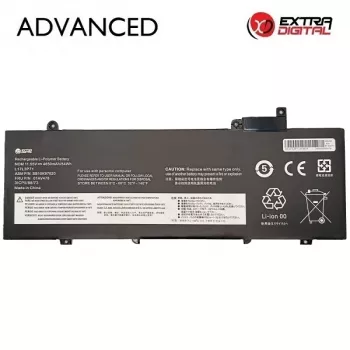 Extra Digital NB482870 vervangende accu voor Lenovo L17L3P71 – 4650mAh 52.5Wh 11.25V Li-ion, zwart, 3 cellen
