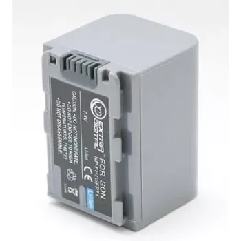 Extra Digital NP-FP70 vervangende accu voor Sony Handycam camcorder (7,2 V, 1220 mAh, Li-Ion)