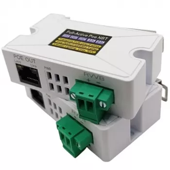 EXTRA DIGITAL PoE 10/100M Ethernet extender kit via 2-draadskabel, tot 200 m, zender & ontvanger