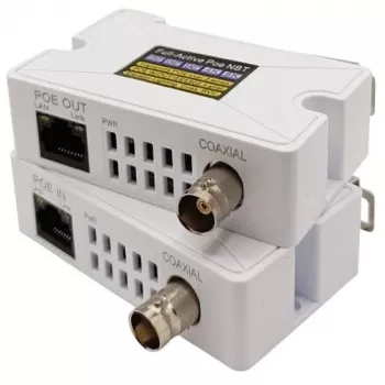 EXTRA DIGITAL PoE 10/100M Extender via coaxkabel, tot 500 m, kit