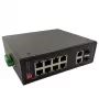EXTRA DIGITAL PoE-switch 10 poorten 1000M met 2 SFP-poorten 1000M