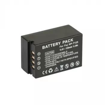 EXTRA DIGITAL vervangende accu voor FUJIFILM NP-T125 (CB970391), 1250 mAh, 10,8 V Li-Ion