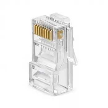 EXTRA DIGITAL RJ45 UTP Cat5e modulaire stekker (8P8C, 50µ verguld, 100 stuks)