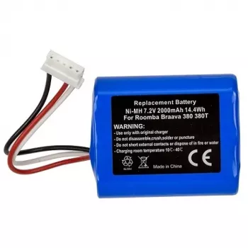 EXTRA DIGITAL TB921577 vervangende accu voor iRobot Braava 380/380t/380j, 7.2V, 2.0Ah Ni-MH