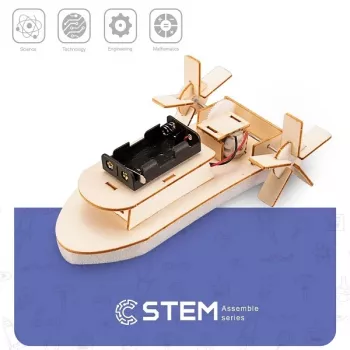 EXTRA DIGITAL houten bouwpakket boot, educatief model